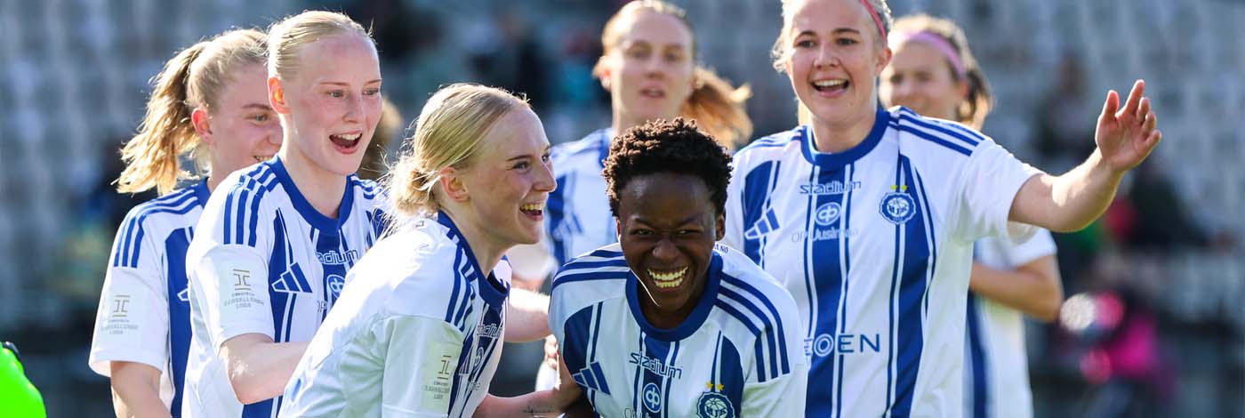 Sekä Lotta Kalske (edessä vas.) että vieressä Rebecca Viljamaa siirtyivät talven aikana HJK:sta ulkomaille. Kuva: Jaakko Stenroos / AOP