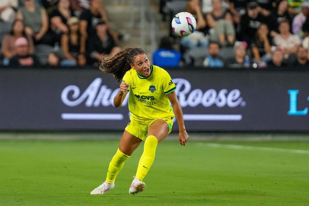 Trinity Rodman teki edustamansa NWSL-joukkue Washington Spirtin kanssa historiallisen sopimuksen. Kuva: Newscom / Alamy